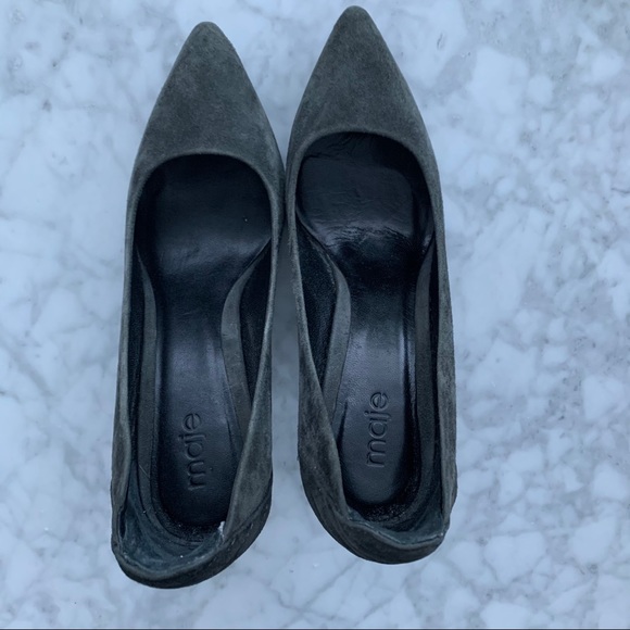 Maje grey suede heels - Picture 7 of 8